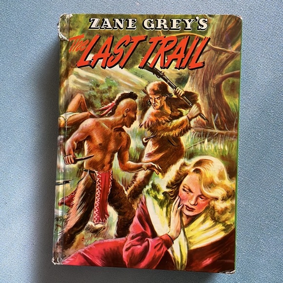 Vintage 1950 Zane Grey’s The Spirit Of The Border and The Last Trail Books - Picture 10 of 16